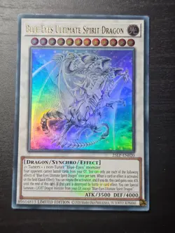 Blue-Eyes Ultimate Spirit Dragon 25LP-EN020 Yu-Gi-Oh! Emblazoned Ultra Rare - Image 1