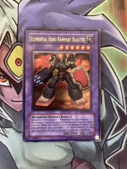 EEN-EN033 Elemental Hero Rampart Blaster Ultimate Rare UNL Ed LP Yugioh Card - Image 1