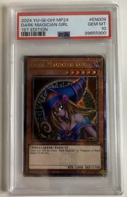 2024 YU-GI-OH! Dark Magician Girl 25th Anniv. QCR 1st Ed. PSA 10 GEM MINT - Image 1