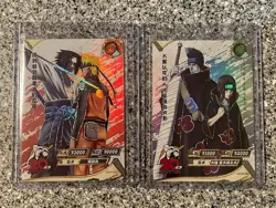 Naruto Kayou CCG - Naruto & Sasuke & Itachi - 20th Anniversary Promo Card Lot NM - Image 1