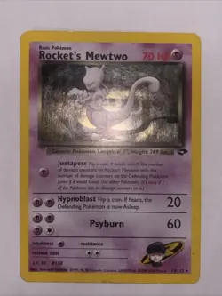 Pokemon TCG Rockets Mewtwo Gym Challenge Holo Card 14/132 - Image 1