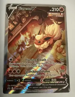 Flareon V SWSH179 SWSH: Sword & Shield Promo Cards Holo NM-M - Image 4