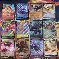 Pokemon Card Lot of 12 - All V or Better - Ultra Rares Only - Free U.S. Shipping - Image 1