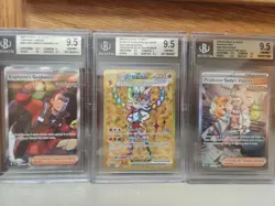 Pokemon 3 Card BGS 9.5 Graded English Scarlet and Violet Lot - Image 1