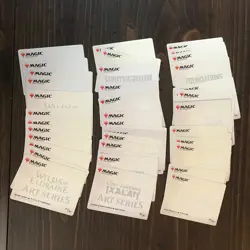 50 Art Card Lot Magic the Gathering Various Sets NM-HP MTG TCG Various Artists - Image 2
