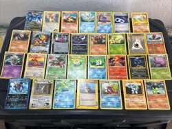 Pokemon Card ALL VTG RARE Lot 30 Cards Damaged Stamped Expedition Gym 1999 - Image 1