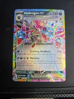 Hydreigon ex 119/191 Holo Card NM Sv08 Surging Sparks Pokemon TCG 2024 - Image 1