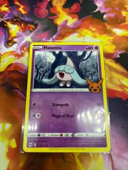 Hatenna 018/073 Trick or Trade Regular NM-Mint Pokemon Card TCG - Image 3