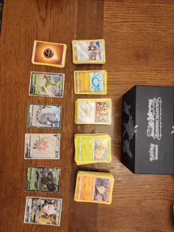 Pokemon Card Lot. V Cards, Hollows And Reverse Holos With Box. - Image 1