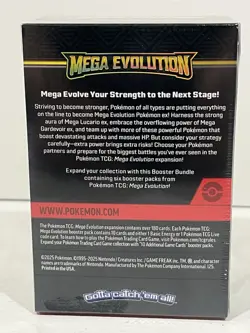 Pokemon TCG Mega Evolution Booster Bundle Box Trading Card NEW SEALED! In Hand - Image 2