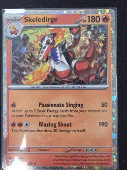 Skeledirge - (Sparkle Holo) 038/198 Miscellaneous Cards & Products Holo - Image 3