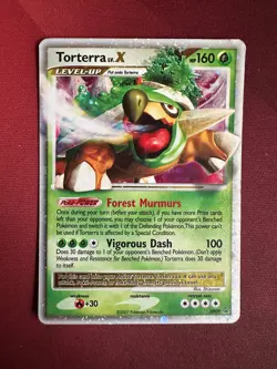 TORTERRA Lv.X DP09 Black Star TIN PROMO Diamond & Pearl HOLO Pokemon TCG card PL - Image 1