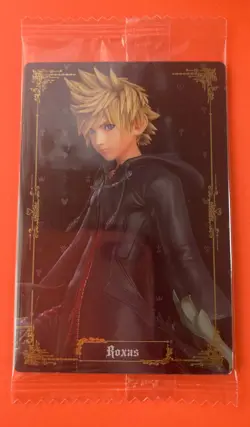 Roxas No.012 Kingdom Hearts Disney Wafer Card 20th Anniversary Bandai Japan F/S - Image 1