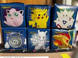 Burger King 1999 Pokemon 23K Gold Plated Card Set Of 6 All Sealed - Image 1