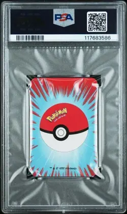 1999 BICYCLE POKEMON MINI PLAYING CARDS RED DECK VENUSAUR RED-6 OF HEARTS - Image 2