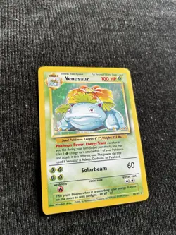 Pokemon TCG Venusaur Holo Rare Card 15/102 Base Set 1999 Unlimited - Image 4