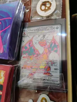 Pokemon cards lot sleeves dice coins Charizard EX 30+ holos much more Pokemon!!! - Image 5