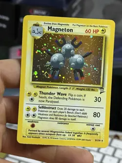 Lt. Surge's Magneton 8/132 Base Set 2 9/130 Vintage Pokemon Card Lot WOTC - Image 3
