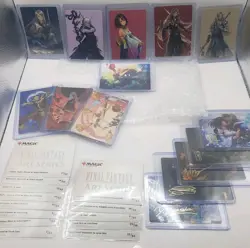 Magic The Gathering Final Fantasy Art Card Lot (MTG x FF) [Includes Gold Stamps] - Image 1