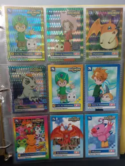 18 Card Vintage 1999 Exclusive Preview Holo Digimon Card Lot - NM thru MP - Image 1