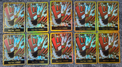 ~ ART CARD ~ 10x Playset One Piece Gold Don WHITEBEARD Premium Textured English - Image 1