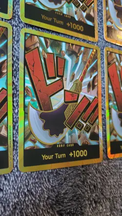 ~ ART CARD ~ 10x Playset One Piece Gold Don WHITEBEARD Premium Textured English - Image 5