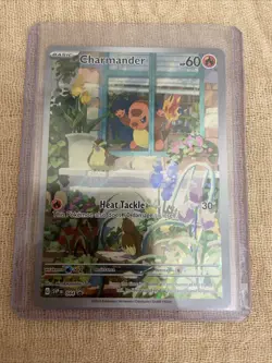 Pokemon Charmander TCG Scarlet & Violet Promo 044 Full Art Holo Card - Image 2