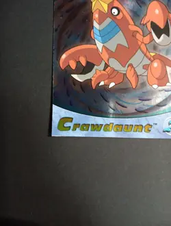 Crawdaunt HOLO Foil Pokemon Topps Advanced Card Rare - NM/LP - Image 4