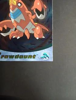 Crawdaunt HOLO Foil Pokemon Topps Advanced Card Rare - NM/LP - Image 5