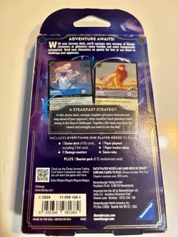 Disney Lorcana TCG Starter Deck Steel And Sapphire The first Chapter 60 Cards - Image 3