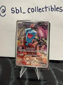 Team Rocket's Wobbuffet 203 Sv: Scarlet & Violet Promo Card Holo-Sealed! - Image 1