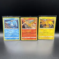 Articuno Moltres & Zapdos SWSH #036 #021 #048 - Pokemon TCG Promo Card Lot - Image 1