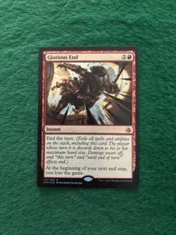 Glorious End MTG Magic the Gathering Amonkhet Mythic Rare Card Foil - Image 1