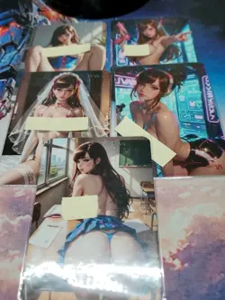 ❗5 1/1 D.va Dva Anime Spicy Lonestar Customs Waifu Topless Card Reserved!❗ - Image 1