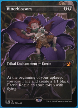 Bitterblossom (Borderless) Wilds of Eldraine: Enchanting Tales NM (503870) - Image 1