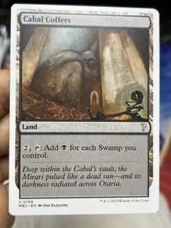 Cabal Coffers • White Border • Mystery Booster 2 • Pack Fresh • MTG (2230) - Image 1