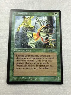 ***Erhnam Djinn*** MTG Arabian Nights Magic LP/NM - Image 1