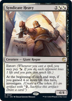 Syndicate Heavy [Ravnica: Clue Edition] Magic MTG - Image 1