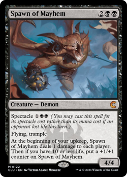 Spawn of Mayhem [Ravnica: Clue Edition] Magic MTG - Image 1