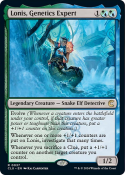 Lonis, Genetics Expert [Ravnica: Clue Edition] Magic MTG - Image 1