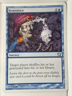 Reminisce - 9th Edition Core Set - Magic the Gathering MTG Nice! - Image 1