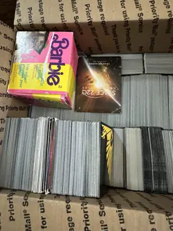 VTG Card Collection Lot Around 3000 Magic The Gathering Lorcana Star Wars Barbie - Image 5