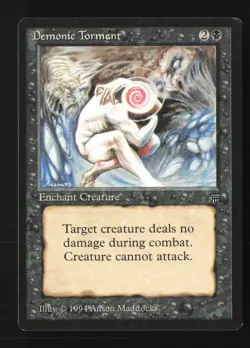 ~Demonic Torment~ MTG Magic the Gathering Legends Unplayed - Image 3