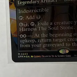 MTG Spider Man The Soul Stone Borderless Foil - Image 5