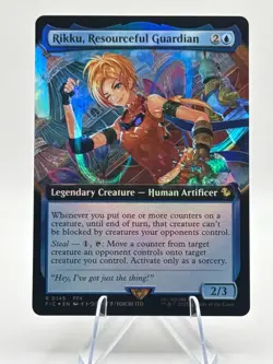 Foil - Rikku, Resourceful Guardian (Extended Art) - 145 / NM / English - Image 1