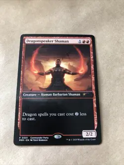 MTG: Dragonspeaker Shaman Promo Extended Art Commander Party 2025 Tarkir Magic - Image 1