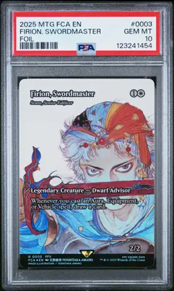 2025 MTG FF SEPHIROTH, FABLED SOLDIER/SEPHIROTH, ONE-WINGED ANGEL PSA 10 - Image 1