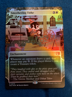 Smothering Tithe Wilds of Eldraine: Enchanting Tales Foil - Light Play - Image 1