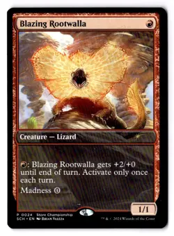 Blazing Rootwalla NM* PROMO Game Day And Store ENGLISH 0024 mtg -UnltdCards - Image 1