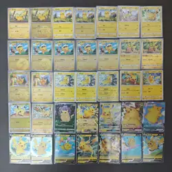 Pokemon Trading Card Chinese TCG Game TCG Pikachu EX Pikachu Lot*35 FM - Image 1